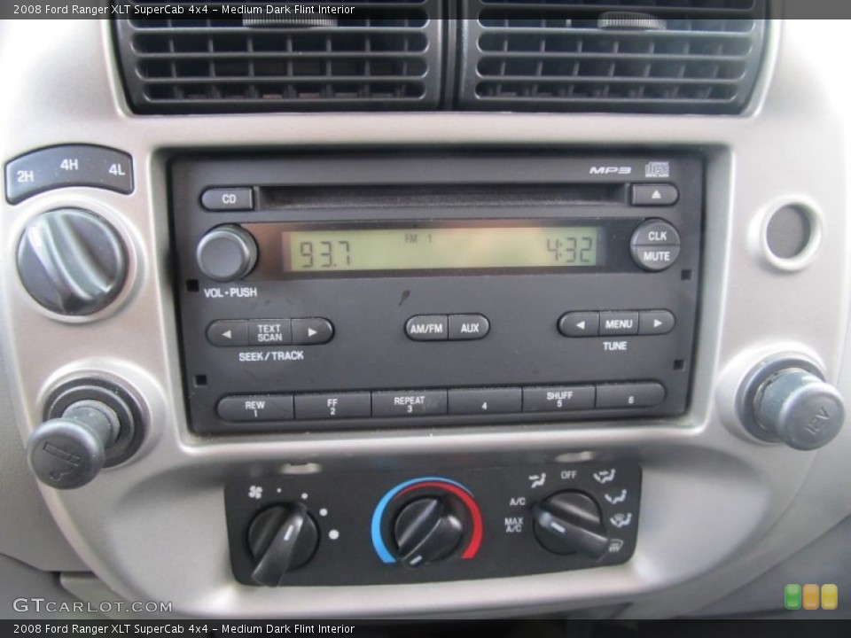 Medium Dark Flint Interior Audio System for the 2008 Ford Ranger XLT SuperCab 4x4 #54218754