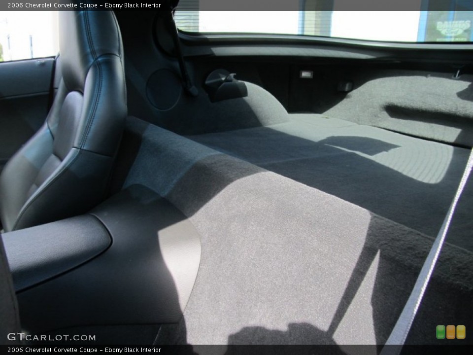 Ebony Black Interior Trunk for the 2006 Chevrolet Corvette Coupe #54218838