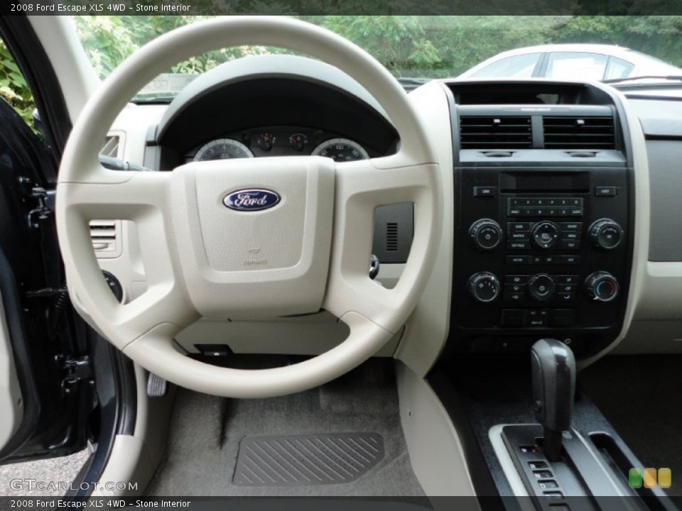 Stone Interior Dashboard for the 2008 Ford Escape XLS 4WD #54219106