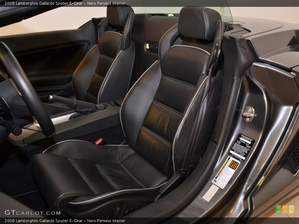 Nero Perseus Interior Photo for the 2008 Lamborghini Gallardo Spyder E-Gear #54219603