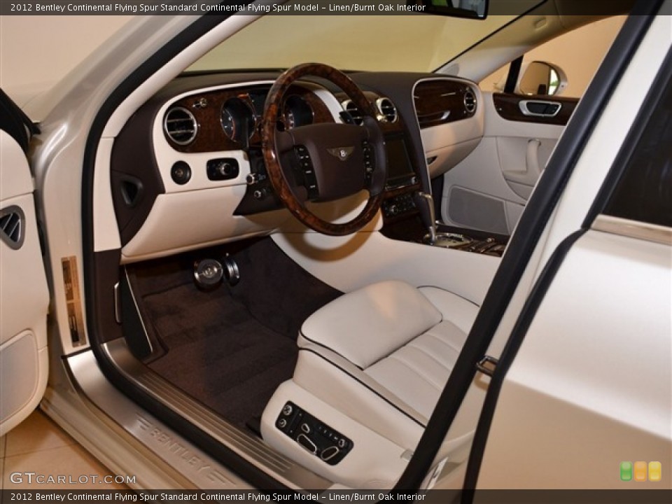 Linen/Burnt Oak Interior Photo for the 2012 Bentley Continental Flying Spur  #54219747
