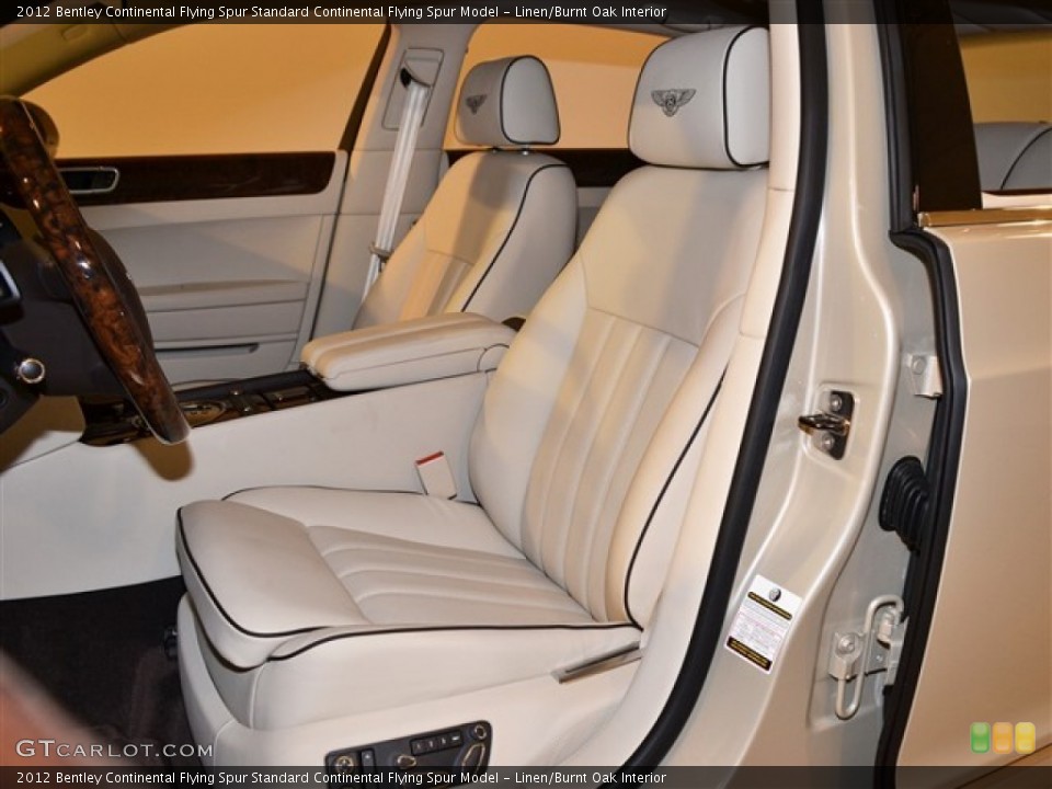 Linen/Burnt Oak Interior Photo for the 2012 Bentley Continental Flying Spur  #54219774