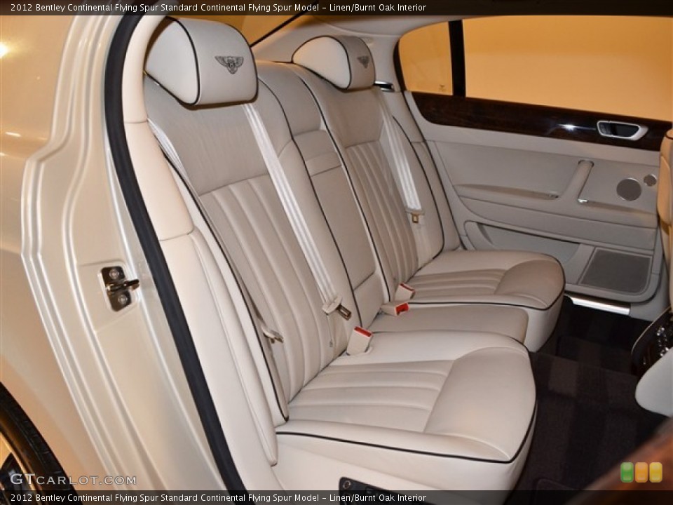 Linen/Burnt Oak 2012 Bentley Continental Flying Spur Interiors