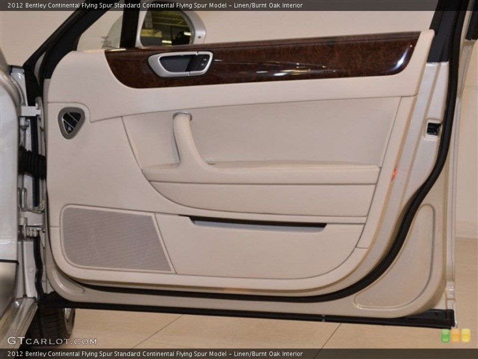 Linen/Burnt Oak Interior Door Panel for the 2012 Bentley Continental Flying Spur  #54219861