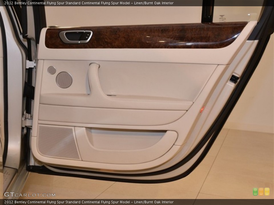 Linen/Burnt Oak Interior Door Panel for the 2012 Bentley Continental Flying Spur  #54219879