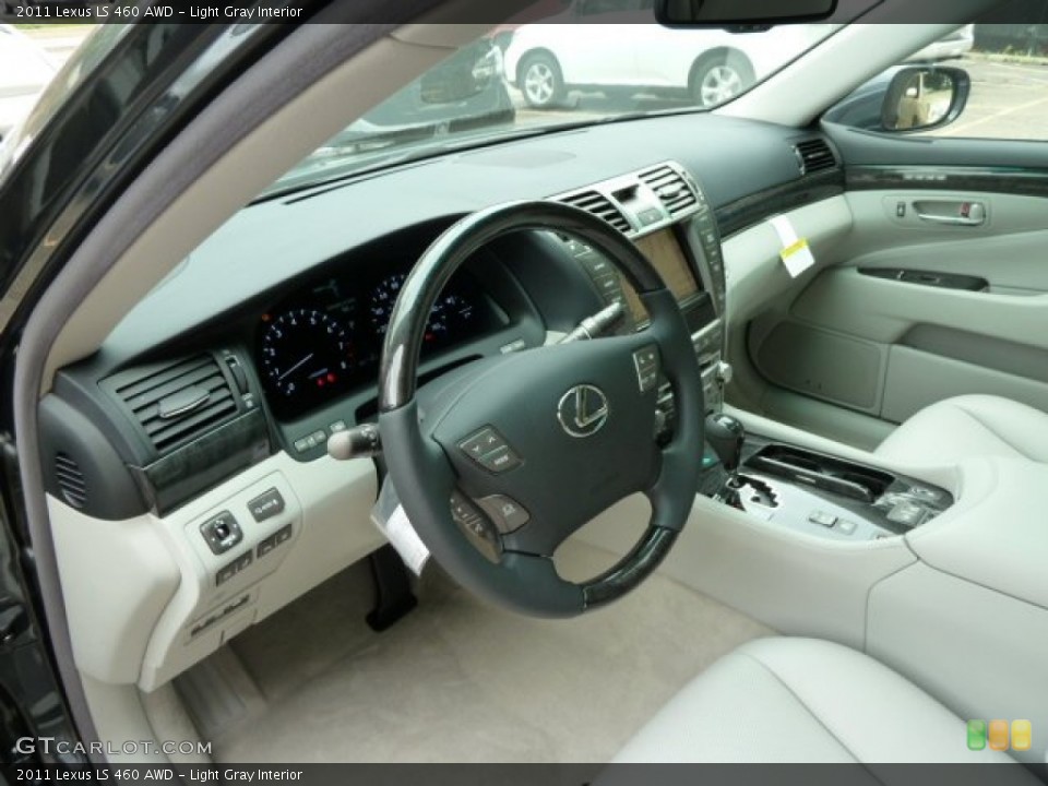Light Gray 2011 Lexus LS Interiors
