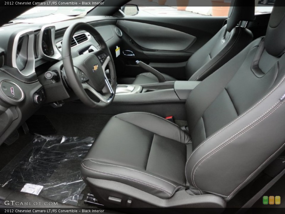 Black Interior Photo for the 2012 Chevrolet Camaro LT/RS Convertible #54222411