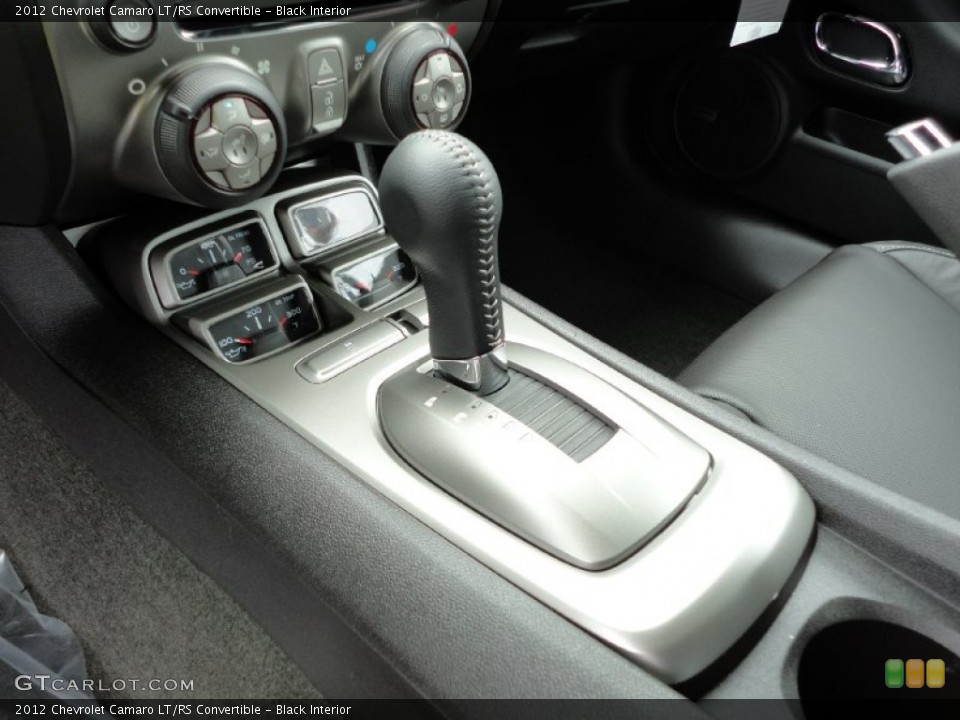 Black Interior Transmission for the 2012 Chevrolet Camaro LT/RS Convertible #54222417