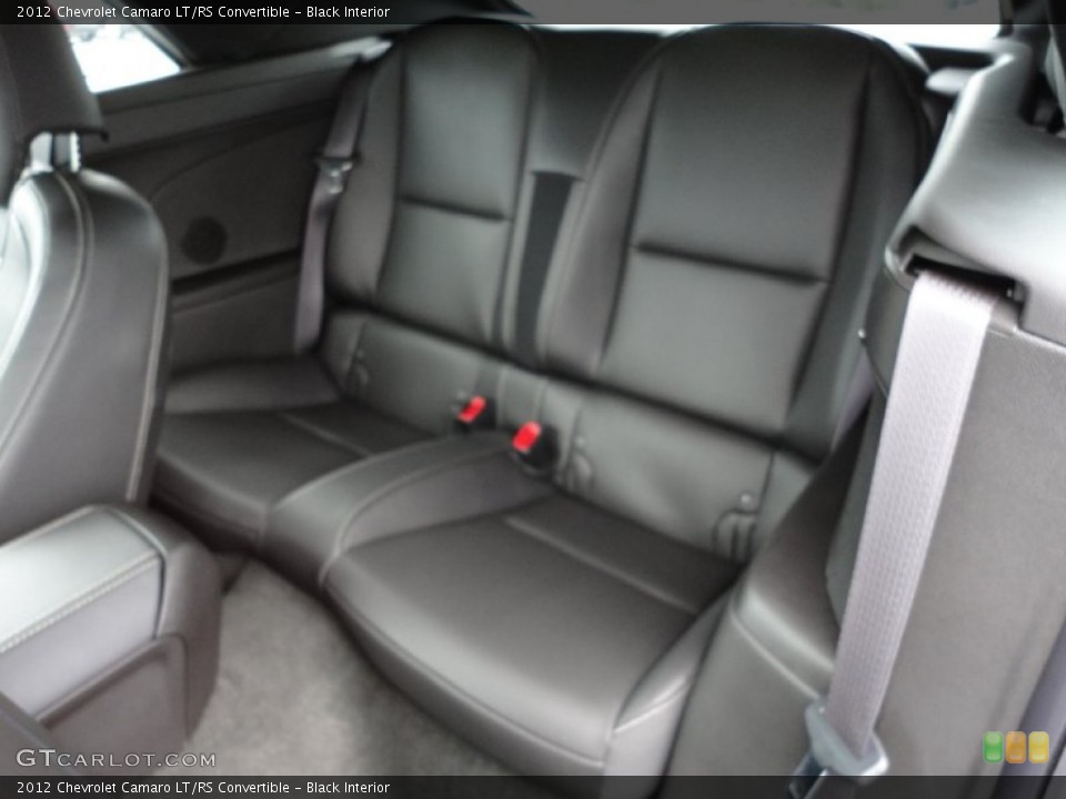 Black Interior Photo for the 2012 Chevrolet Camaro LT/RS Convertible #54222435