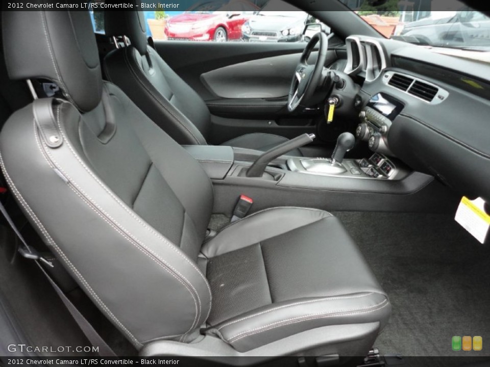 Black Interior Photo for the 2012 Chevrolet Camaro LT/RS Convertible #54222444