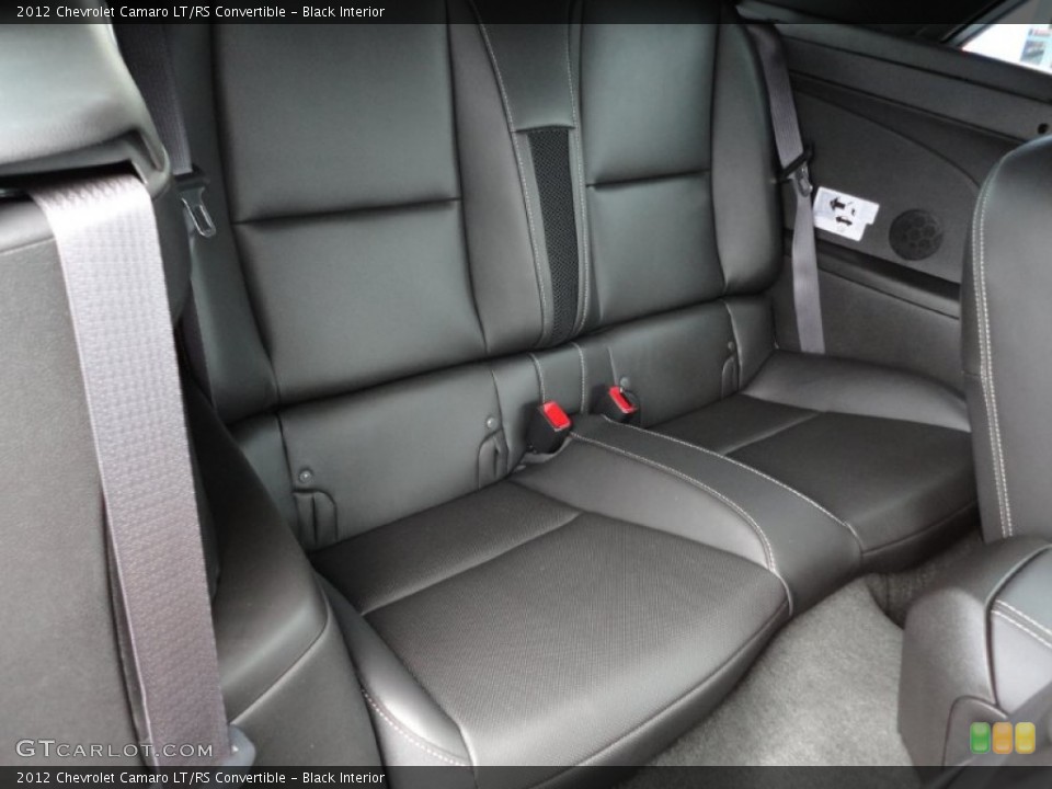 Black Interior Photo for the 2012 Chevrolet Camaro LT/RS Convertible #54222456