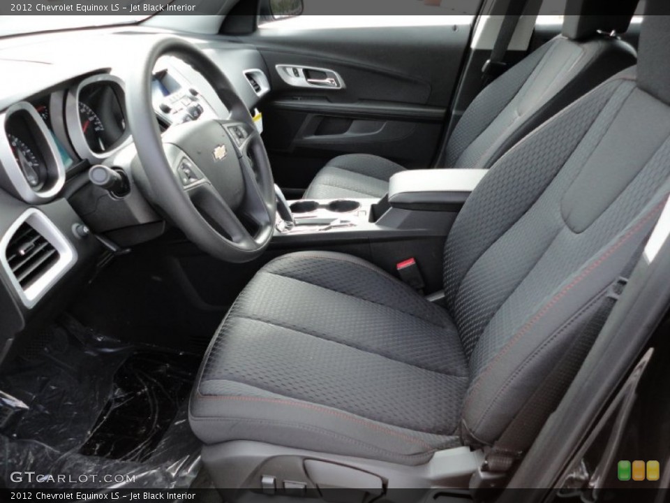 Jet Black Interior Photo for the 2012 Chevrolet Equinox LS #54222894