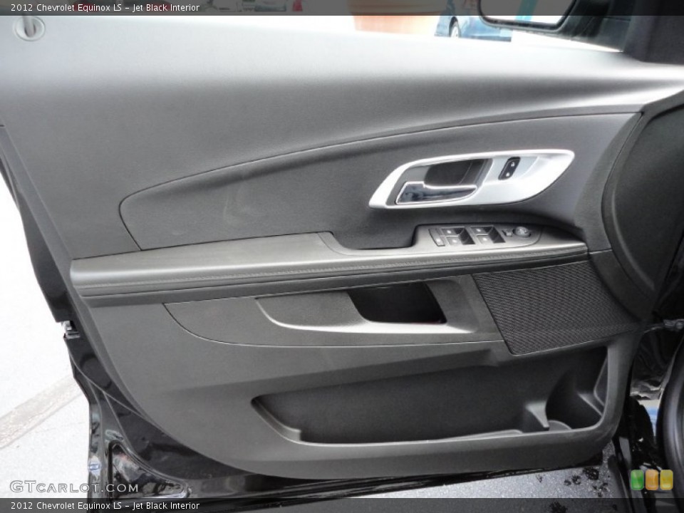 Jet Black Interior Door Panel for the 2012 Chevrolet Equinox LS #54222906