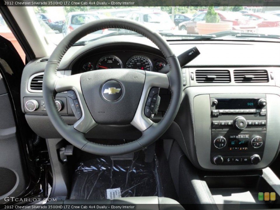 Ebony Interior Dashboard for the 2012 Chevrolet Silverado 3500HD LTZ Crew Cab 4x4 Dually #54223161
