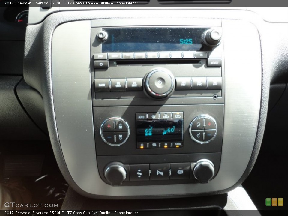Ebony Interior Controls for the 2012 Chevrolet Silverado 3500HD LTZ Crew Cab 4x4 Dually #54223188