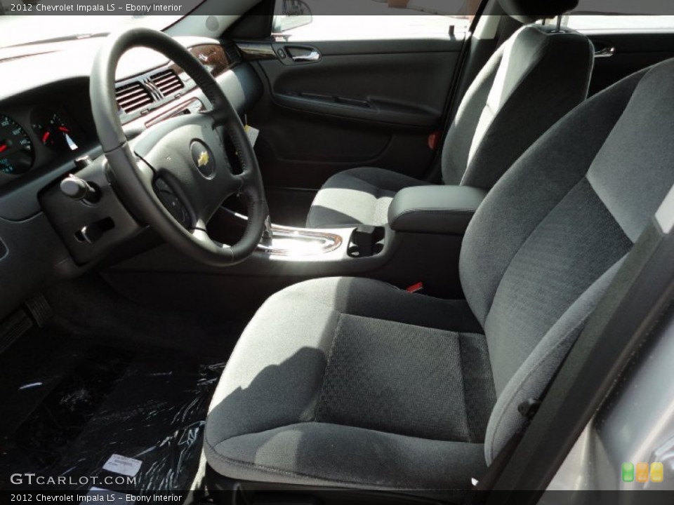 Ebony Interior Photo for the 2012 Chevrolet Impala LS #54223266