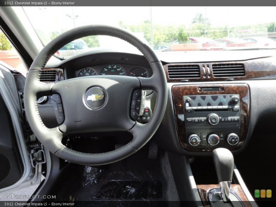 Ebony Interior Dashboard for the 2012 Chevrolet Impala LS #54223272