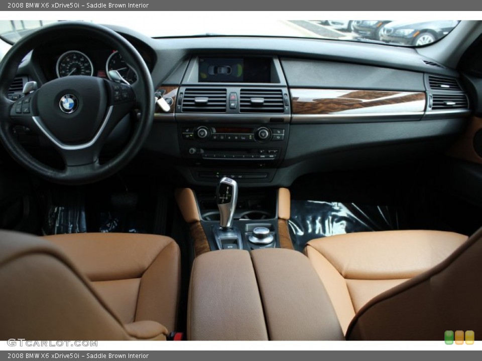 Saddle Brown 2008 BMW X6 Interiors