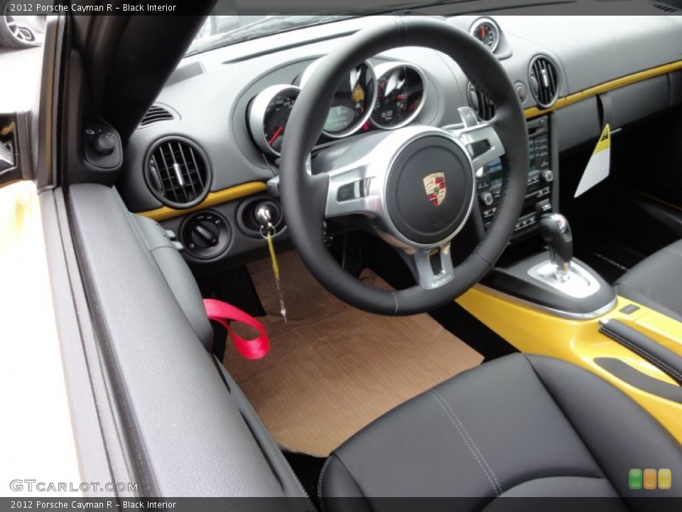 Black Interior Dashboard for the 2012 Porsche Cayman R #54226941