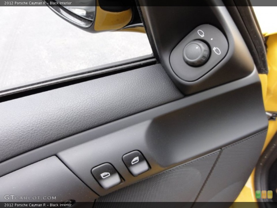 Black Interior Controls for the 2012 Porsche Cayman R #54226959