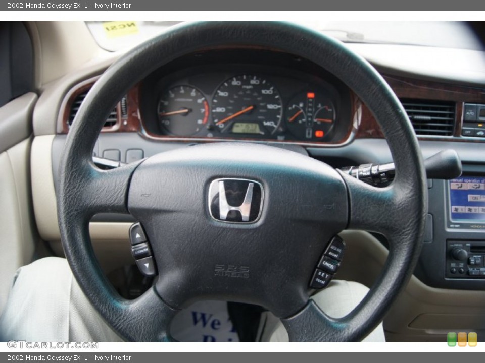 Ivory Interior Steering Wheel for the 2002 Honda Odyssey EX-L #54227409