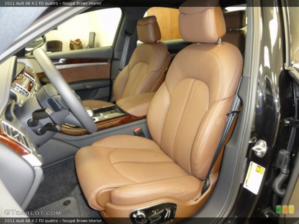 Nougat Brown Interior Photo for the 2011 Audi A8 4.2 FSI quattro #54227628