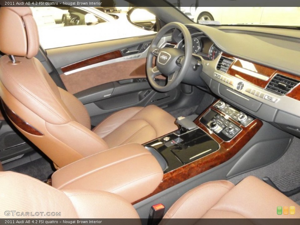 Nougat Brown Interior Photo for the 2011 Audi A8 4.2 FSI quattro #54227643