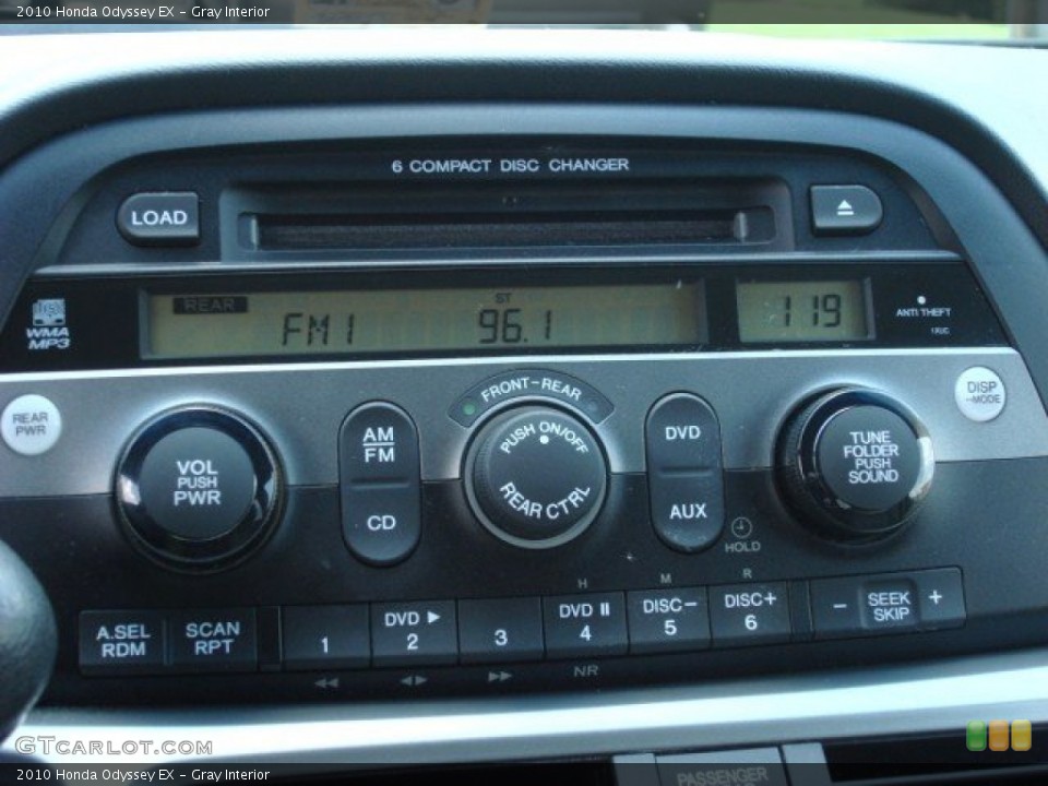 Gray Interior Controls for the 2010 Honda Odyssey EX #54228531