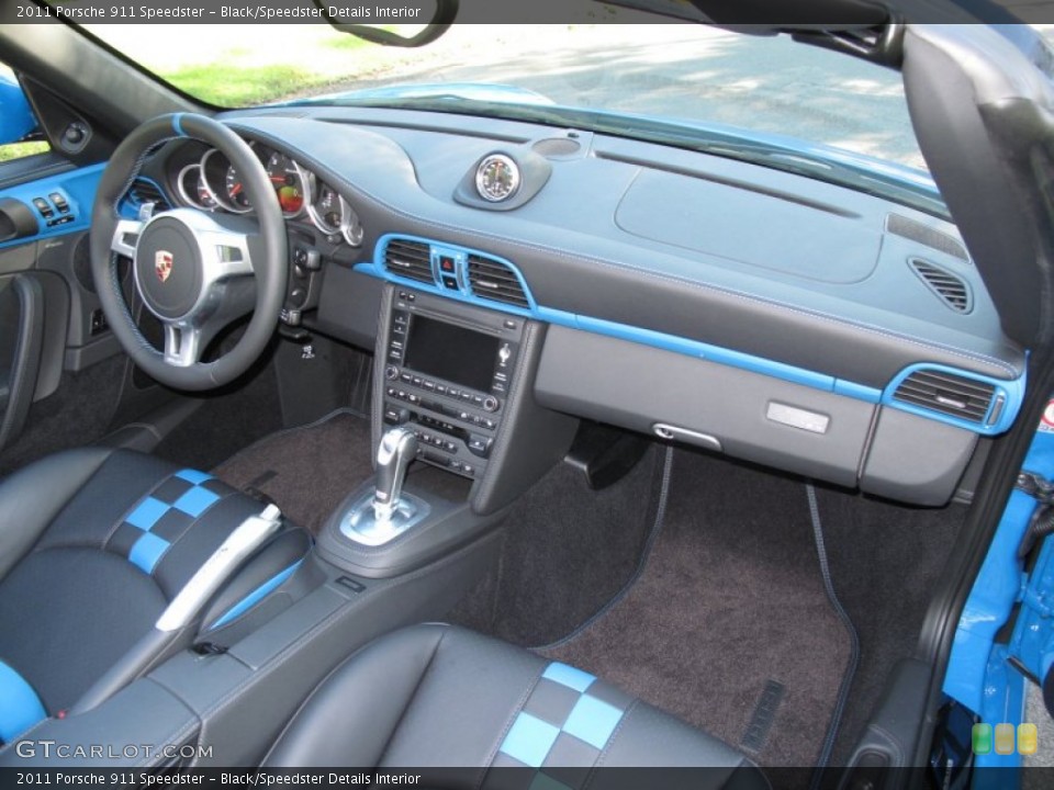 Black/Speedster Details Interior Dashboard for the 2011 Porsche 911 Speedster #54230928