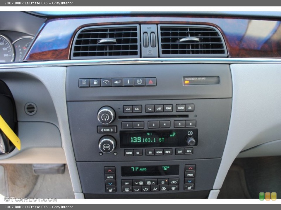 Gray Interior Controls for the 2007 Buick LaCrosse CXS #54231072