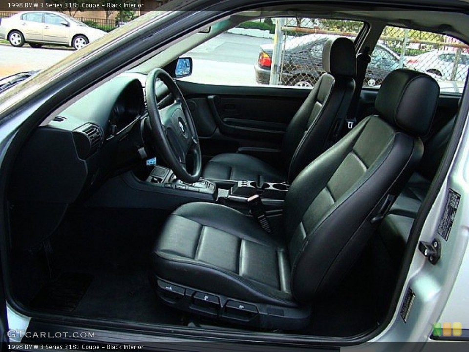 Black Interior Photo for the 1998 BMW 3 Series 318ti Coupe #54231693