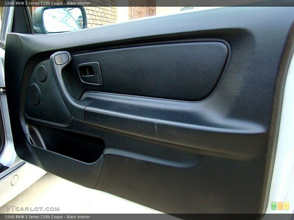 Black Interior Door Panel for the 1998 BMW 3 Series 318ti Coupe #54231804