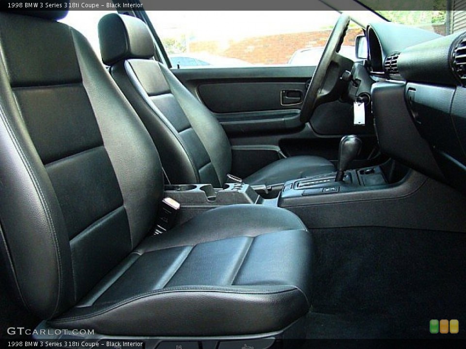 Black Interior Photo for the 1998 BMW 3 Series 318ti Coupe #54231822