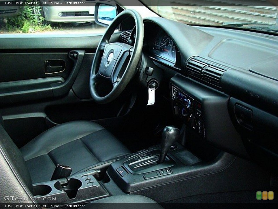 Black Interior Photo for the 1998 BMW 3 Series 318ti Coupe #54231859