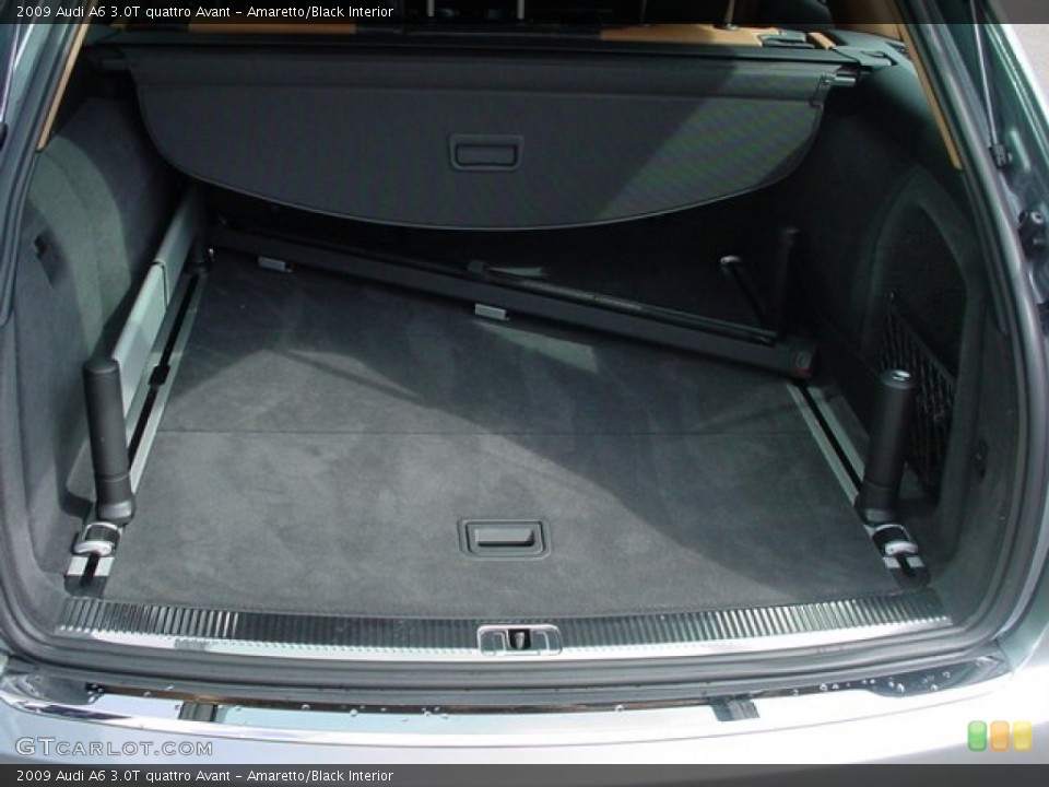 Amaretto/Black Interior Trunk for the 2009 Audi A6 3.0T quattro Avant #54232422