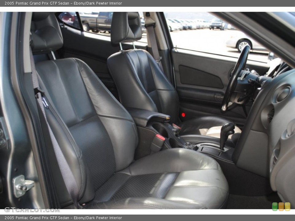 Ebony/Dark Pewter Interior Photo for the 2005 Pontiac Grand Prix GTP Sedan #54232703