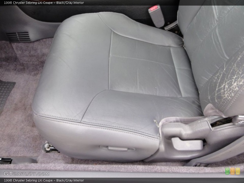 Black/Gray Interior Photo for the 1998 Chrysler Sebring LXi Coupe #54232731