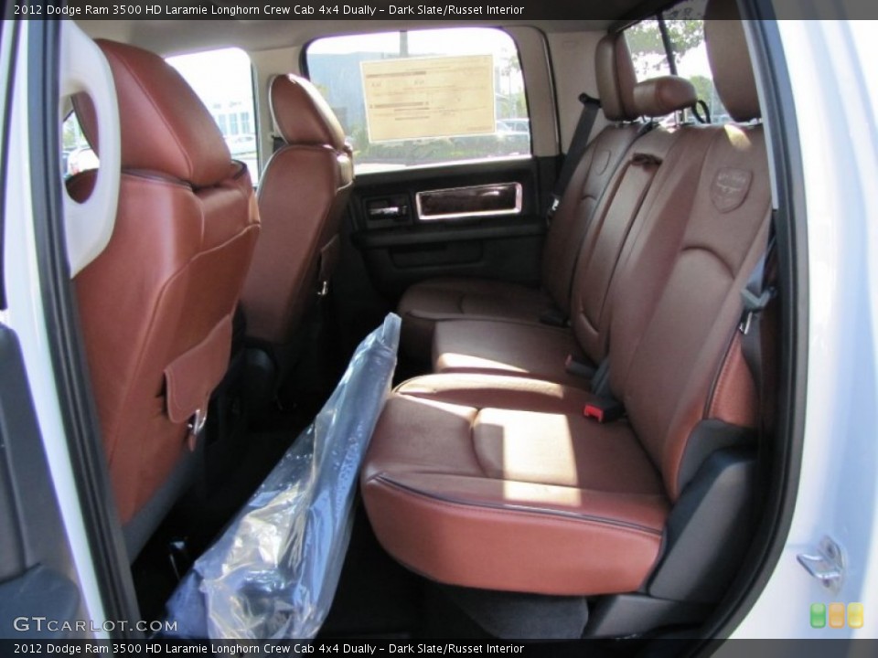 Dark Slate/Russet Interior Photo for the 2012 Dodge Ram 3500 HD Laramie Longhorn Crew Cab 4x4 Dually #54233880