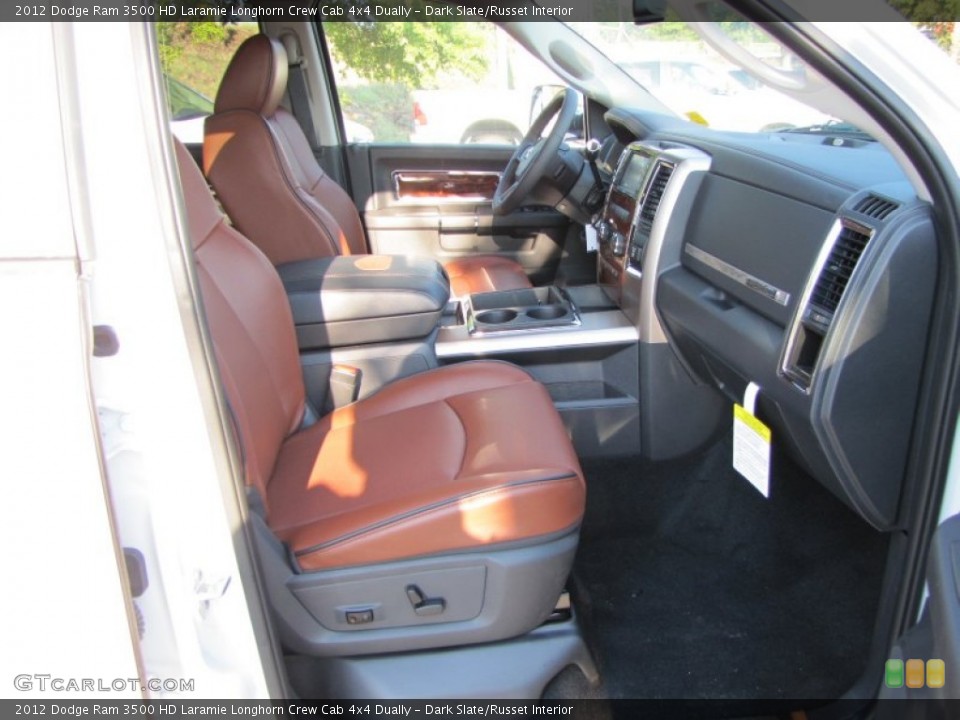 Dark Slate/Russet Interior Photo for the 2012 Dodge Ram 3500 HD Laramie Longhorn Crew Cab 4x4 Dually #54233889