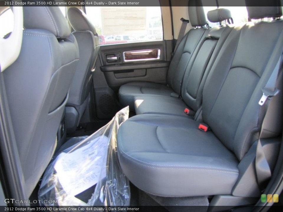 Dark Slate Interior Photo for the 2012 Dodge Ram 3500 HD Laramie Crew Cab 4x4 Dually #54234123