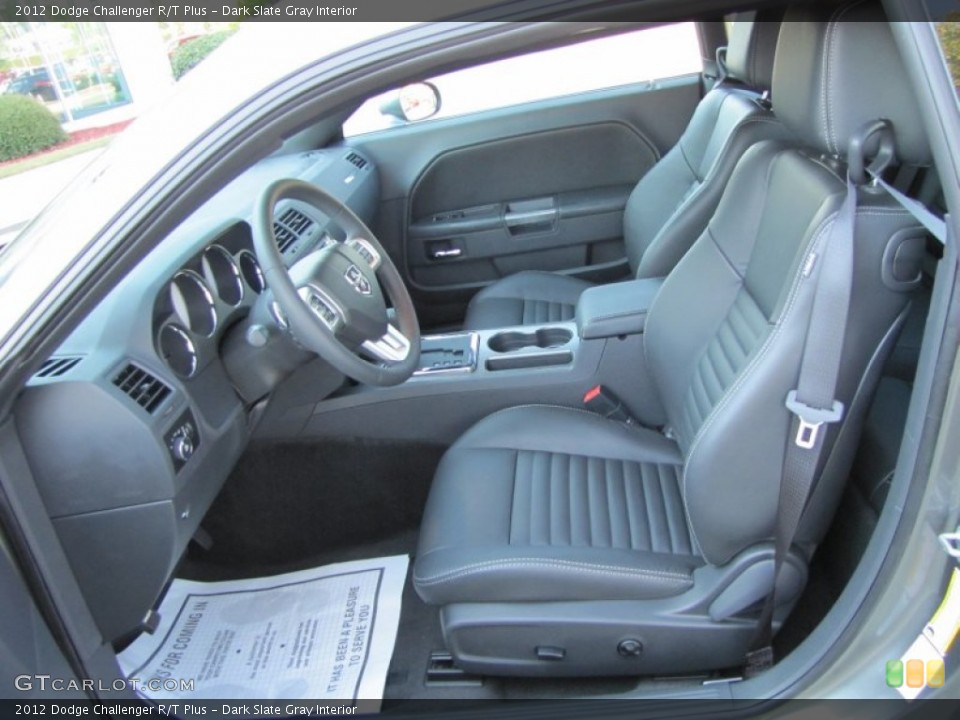 Dark Slate Gray Interior Photo for the 2012 Dodge Challenger R/T Plus #54234685