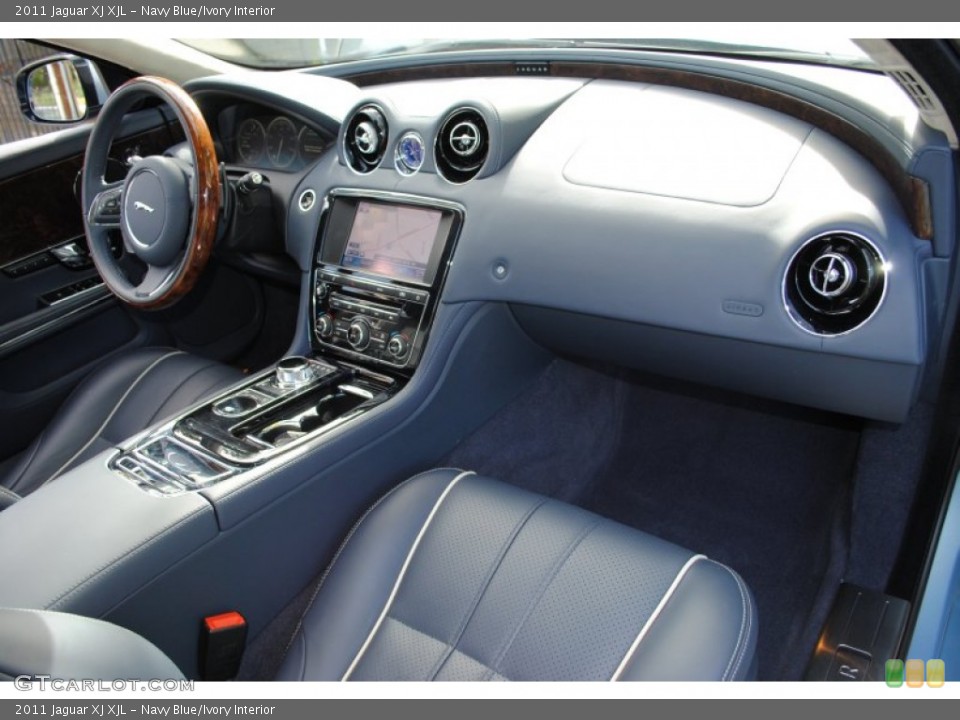 Navy Blue/Ivory Interior Photo for the 2011 Jaguar XJ XJL #54234888