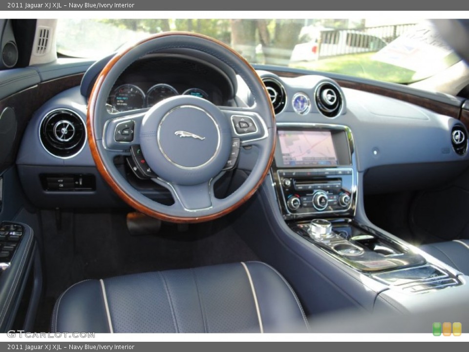 Navy Blue/Ivory Interior Dashboard for the 2011 Jaguar XJ XJL #54235033