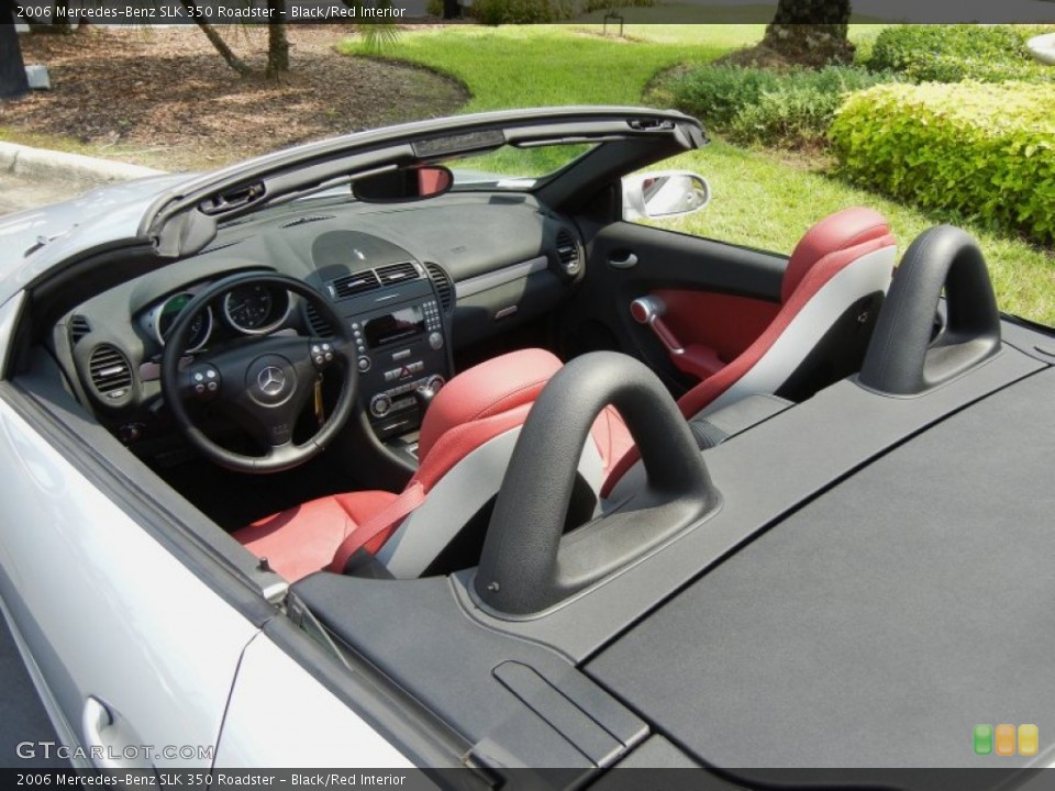 Black/Red Interior Photo for the 2006 Mercedes-Benz SLK 350 Roadster #54236784