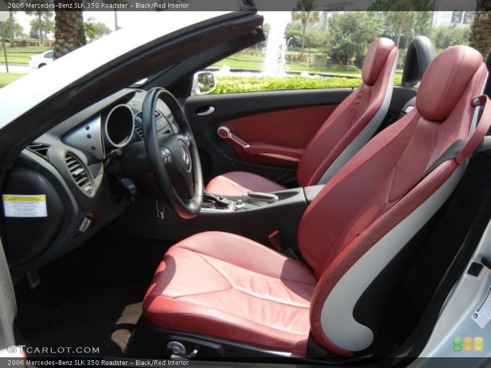Black/Red Interior Photo for the 2006 Mercedes-Benz SLK 350 Roadster #54236820