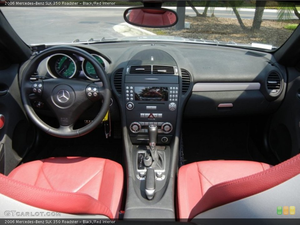 Black/Red Interior Dashboard for the 2006 Mercedes-Benz SLK 350 Roadster #54236847