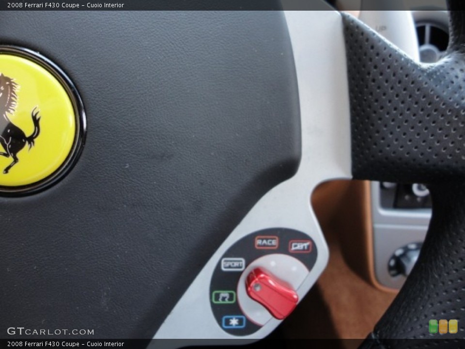 Cuoio Interior Controls for the 2008 Ferrari F430 Coupe #54239106