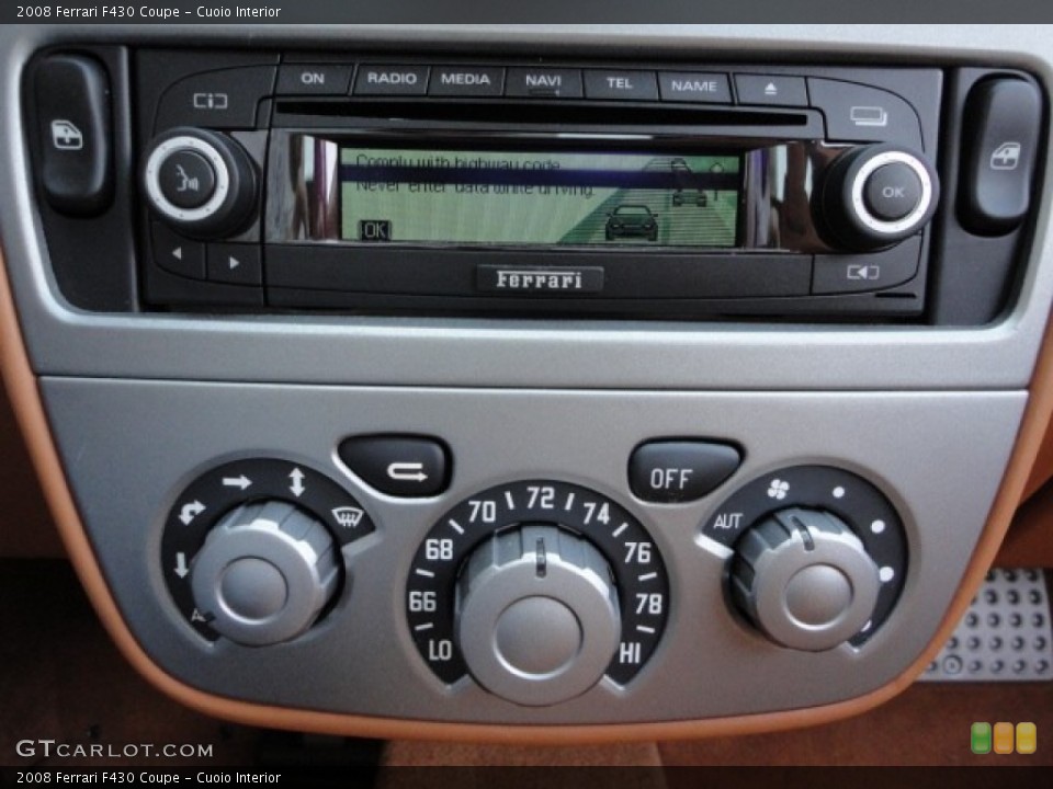Cuoio Interior Audio System for the 2008 Ferrari F430 Coupe #54239118