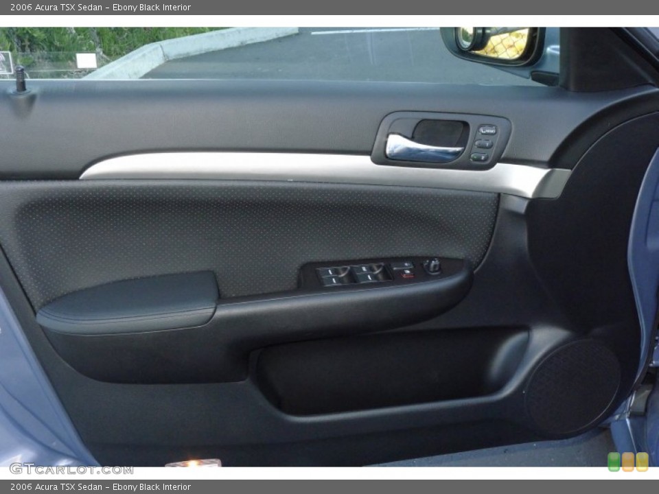Ebony Black Interior Door Panel for the 2006 Acura TSX Sedan #54239553