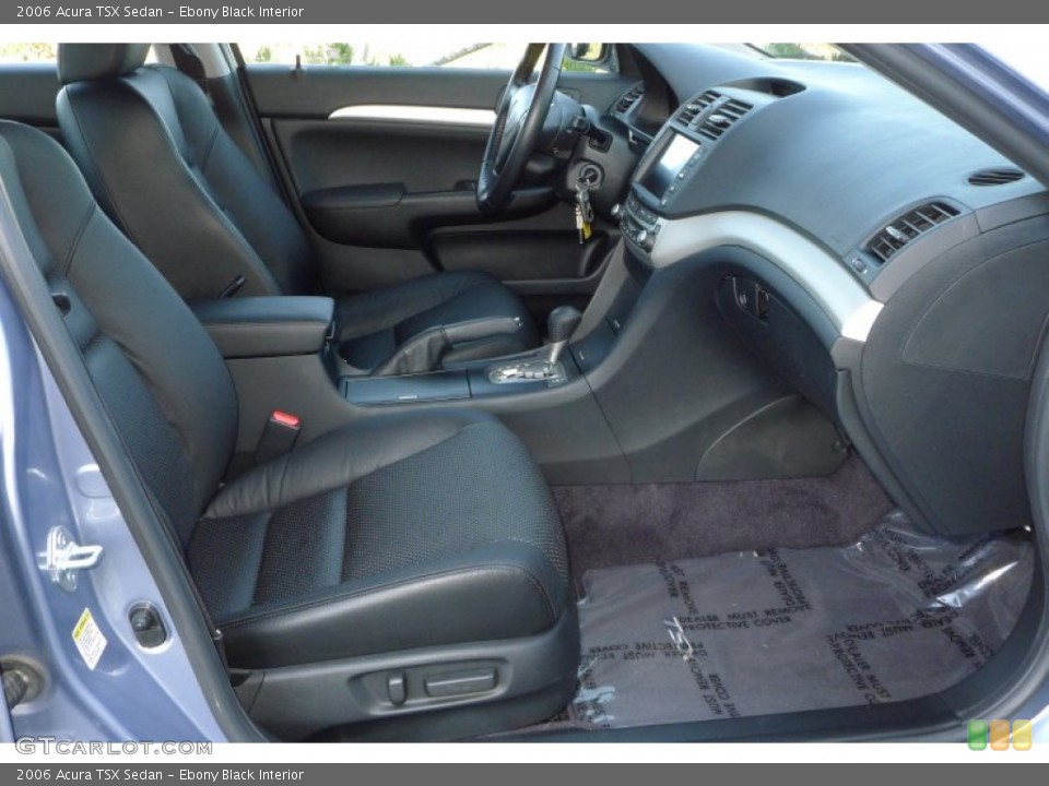 Ebony Black Interior Photo for the 2006 Acura TSX Sedan #54239562